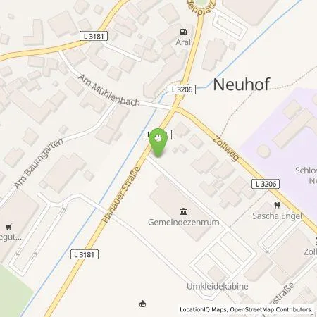 Standortübersicht der Tankstelle RhönEnergie Fulda GmbH in 36119 Neuhof