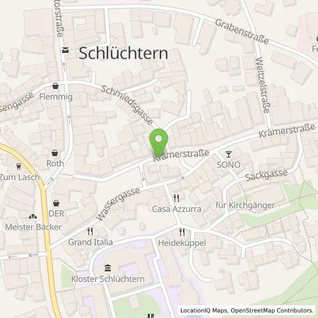 Standortübersicht der Tankstelle RhönEnergie Fulda GmbH in 36381 Schlüchtern