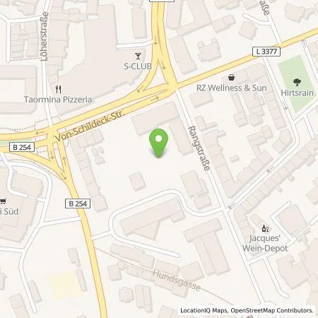 Standortübersicht der Tankstelle RhönEnergie Fulda GmbH in 36043 Fulda