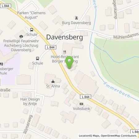 Standortübersicht der Tankstelle Westfalen AG in 59387 Ascheberg