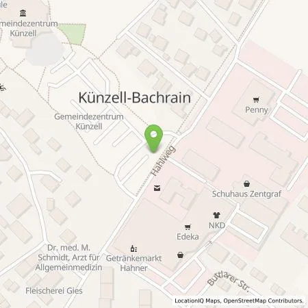 Standortübersicht der Tankstelle Westfalen AG in 36093 Künzell