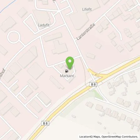 Standortübersicht der Tankstelle Westfalen AG in 46539 Dinslaken