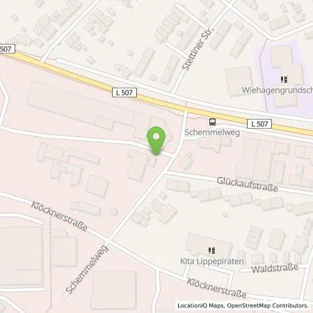 Standortübersicht der Tankstelle Westfalen AG in 59368 Werne