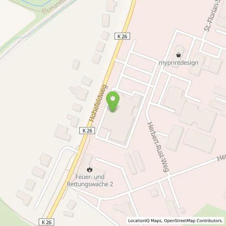 Standortübersicht der Tankstelle Westfalen AG in 59071 Hamm