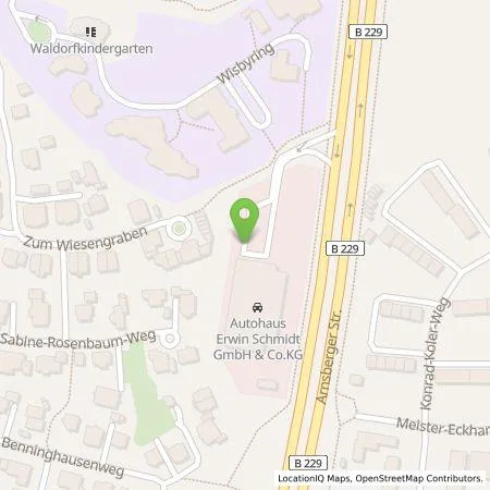 Standortübersicht der Tankstelle Westfalen AG in 59494 Soest