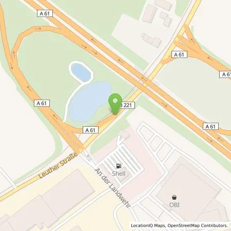 Standortübersicht der Tankstelle Shell Deutschland GmbH in 41334 Nettetal