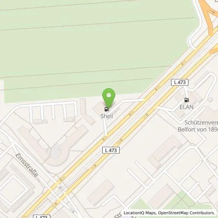 Standortübersicht der Tankstelle Shell Deutschland GmbH in 38120 Braunschweig