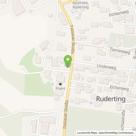 Standortübersicht der Tankstelle Citywatt GmbH in 94161 Ruderting