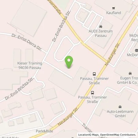 Standortübersicht der Tankstelle Citywatt GmbH in 94036 Passau