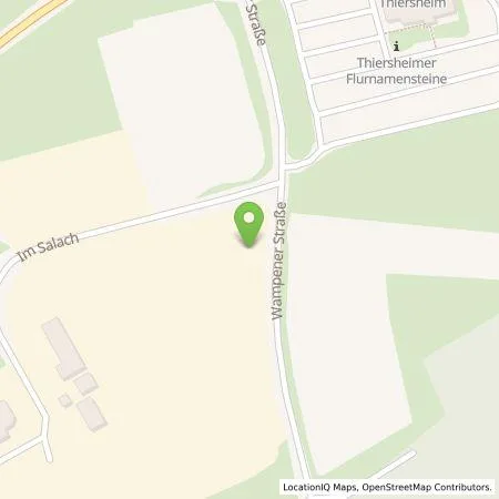 Standortübersicht der Tankstelle Citywatt GmbH in 95707 Thiersheim