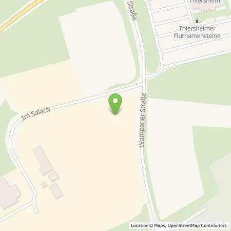 Standortübersicht der Tankstelle Citywatt GmbH in 95707 Thiersheim