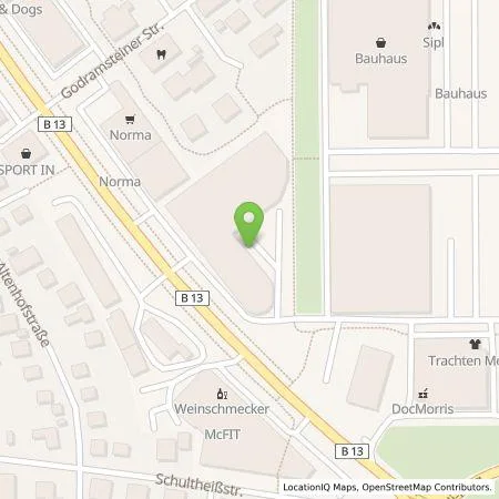 Standortübersicht der Tankstelle Citywatt GmbH in 85049 Ingolstadt