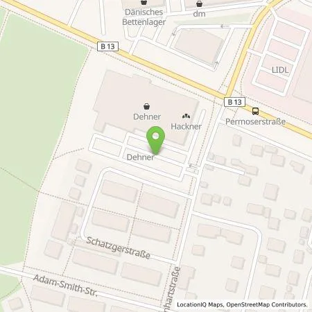 Standortübersicht der Tankstelle Citywatt GmbH in 85049 Ingolstadt