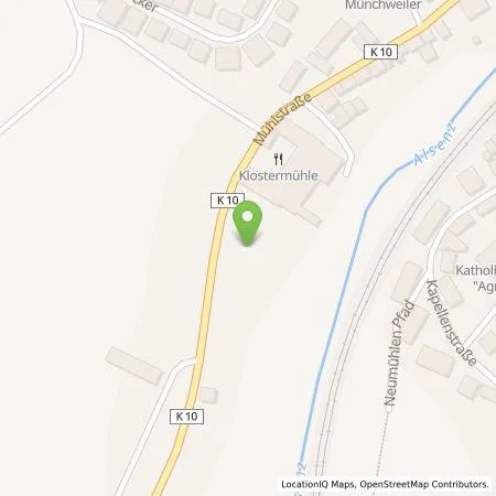 Standortübersicht der Tankstelle Citywatt GmbH in 67728 Münchweiler