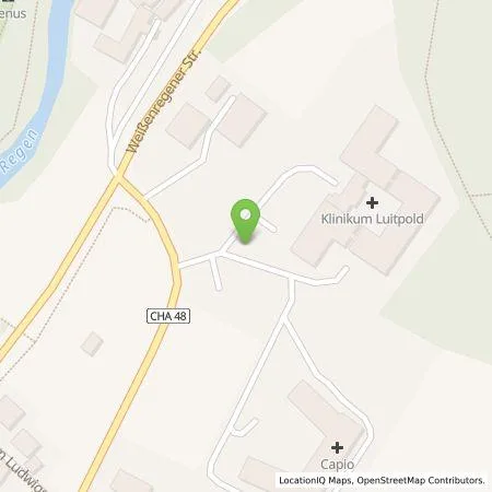 Standortübersicht der Tankstelle Citywatt GmbH in 93444 Bad Kötzting