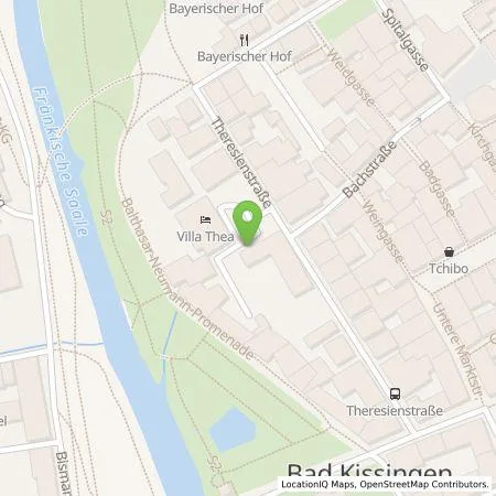 Standortübersicht der Tankstelle Citywatt GmbH in 97688 Bad Kissingen