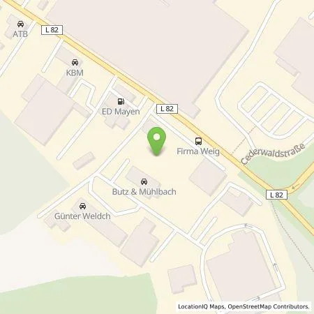 Standortübersicht der Tankstelle Citywatt GmbH in 56727 Mayen