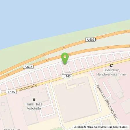 Standortübersicht der Tankstelle Citywatt GmbH in 54292 Trier