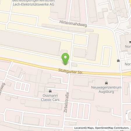 Standortübersicht der Strom (Elektro) Tankstelle: Lechwerke AG in 86154, Augsburg