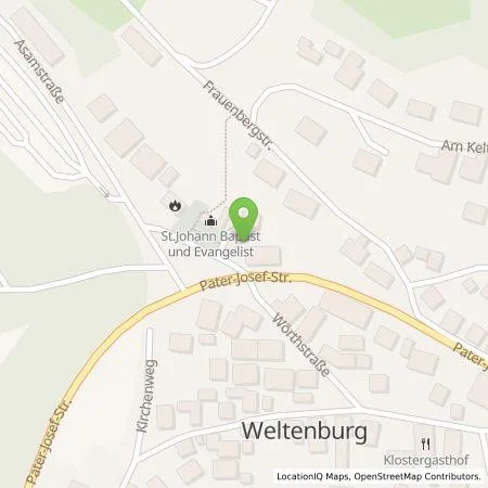 Standortübersicht der Tankstelle STADTWERKE KELHEIM GmbH & Co KG in 93309 Kelheim