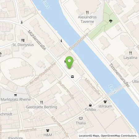 Standortübersicht der Tankstelle RheiNet GmbH in 48431 Rheine