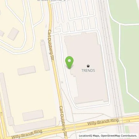 Standortübersicht der Tankstelle Einrichtungshaus Ostermann GmbH & Co.KG in 51373 Leverkusen