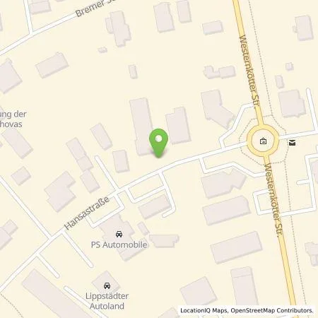 Standortübersicht der Tankstelle Lippstädter Ladesäulen GmbH in 59557 Lippstadt