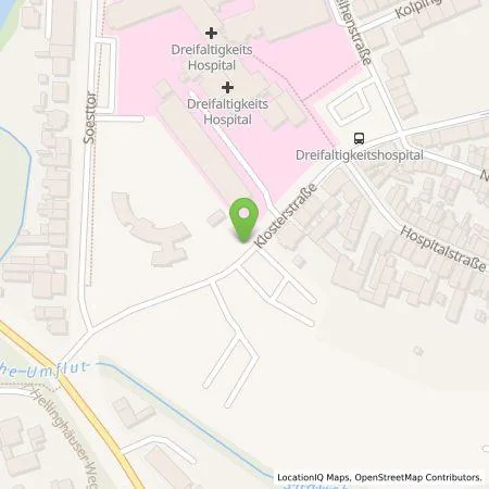 Standortübersicht der Tankstelle Lippstädter Ladesäulen GmbH in 59555 Lippstadt