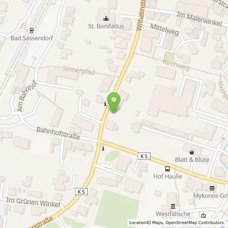 Standortübersicht der Tankstelle Lippstädter Ladesäulen GmbH in 59505 Bad Sassendorf