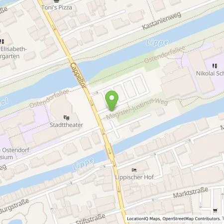 Standortübersicht der Tankstelle Lippstädter Ladesäulen GmbH in 59555 Lippstadt