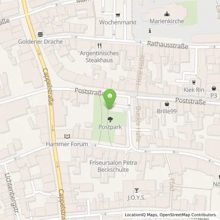 Standortübersicht der Tankstelle Lippstädter Ladesäulen GmbH in 59555 Lippstadt