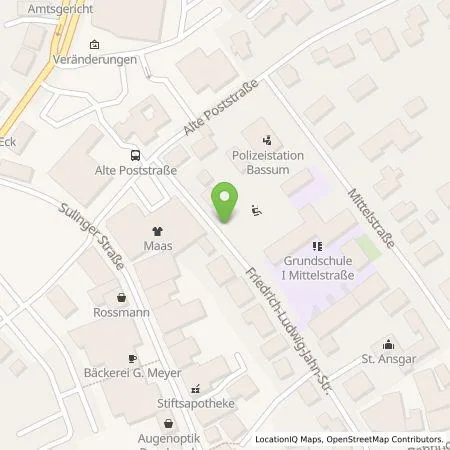 Standortübersicht der Tankstelle Avacon AG in 29439 Bassum