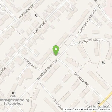 Standortübersicht der Tankstelle Energie- und Wasserversorgung Bonn/Rhein-Sieg GmbH in 53123 Bonn