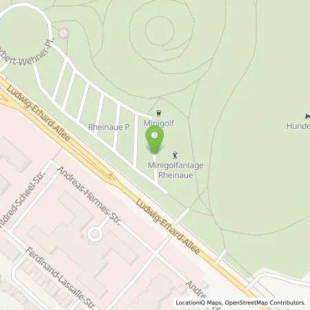 Standortübersicht der Tankstelle Energie- und Wasserversorgung Bonn/Rhein-Sieg GmbH in 53175 Bonn