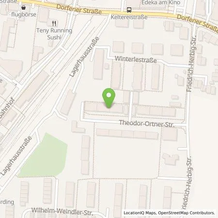 Standortübersicht der Tankstelle Baugenossenschaft Erding eG in 85435 Erding