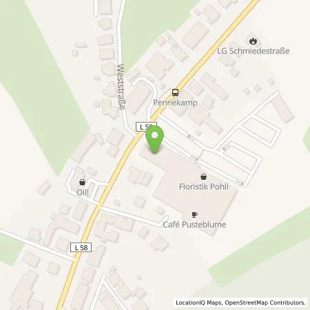 Standortübersicht der Tankstelle Mencke Gartencenter GmbH in 45549 Sprockhövel