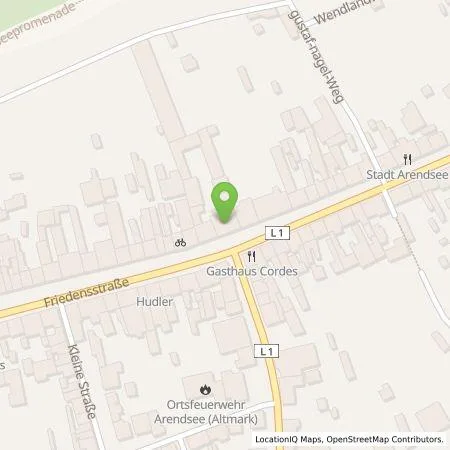 Standortübersicht der Tankstelle Edith und Burghard Bannier GbR in 39619 Arendsee