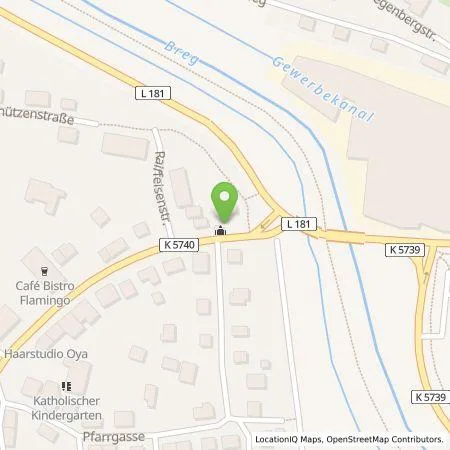 Standortübersicht der Tankstelle Autohaus Hofheinz e.K. in 18199 Bräunlingen