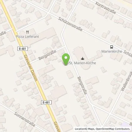 Standortübersicht der Tankstelle Hotel Restaurant Pötter in 48282 Emsdetten