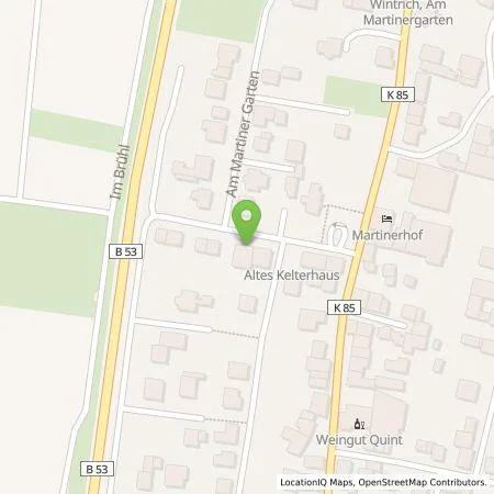 Standortübersicht der Tankstelle Moselhotel Weinhaus Simon GmbH in 54487 Wintrich