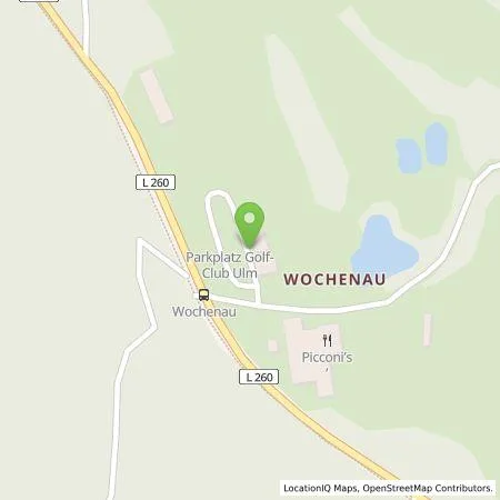 Standortübersicht der Tankstelle Golf Club Ulm e.V. in 89186 Illerrieden