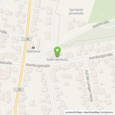 Standortübersicht der Tankstelle Hotel Stadt Hamburg in 32105 Bad Salzuflen