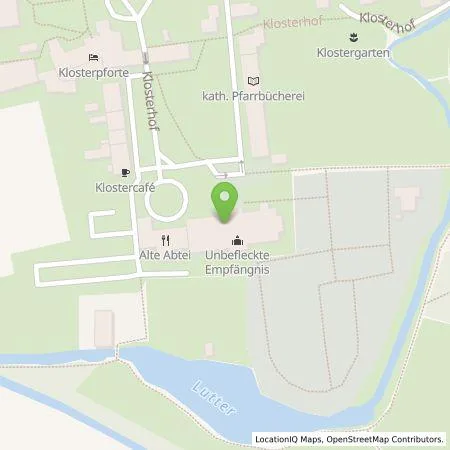 Standortübersicht der Tankstelle Klosterpforte GmbH in 33428 Marienfeld