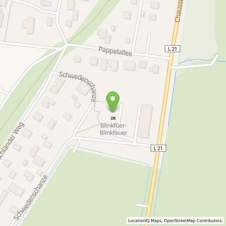 Standortübersicht der Tankstelle Hotel Blinkfüer Lohße G.b.R.www.hotel-blink in 18347 Dierhagen