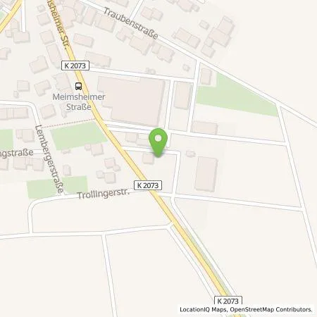 Standortübersicht der Tankstelle Landpension Kohler in 74336 Brackenheim