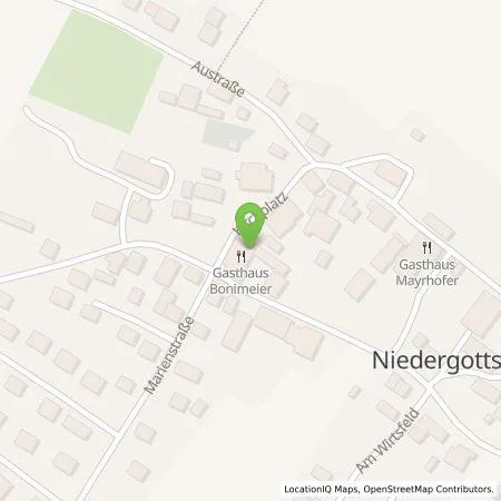 Standortübersicht der Tankstelle Hotel Restaurant - Gasthaus Bonimeier in 84533 Niedergottsau