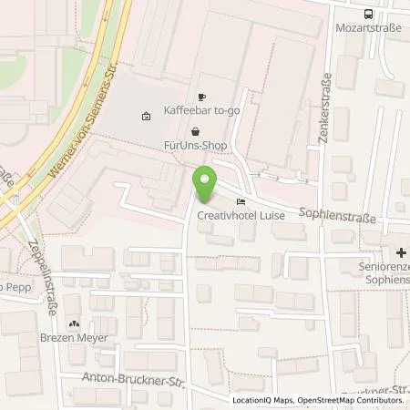 Standortübersicht der Tankstelle Hotel Luise GmbH in 91052 Erlangen