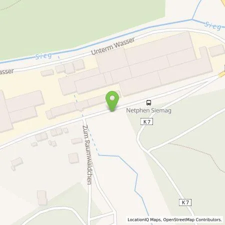 Standortübersicht der Tankstelle effexx Kommunikations- und Meldesysteme GmbH u. Co. KG in 57250 Netphen