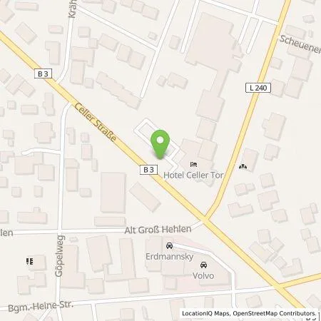 Standortübersicht der Tankstelle Celler Tor OHG in 29229 Celle