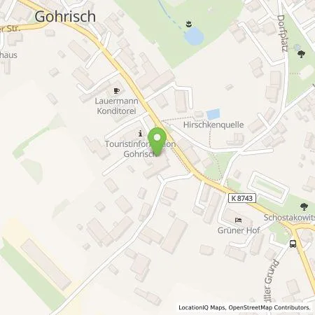 Standortübersicht der Tankstelle QUARTIER 5 – Der Landgasthof in Gohrisch in 01824 Gohrisch